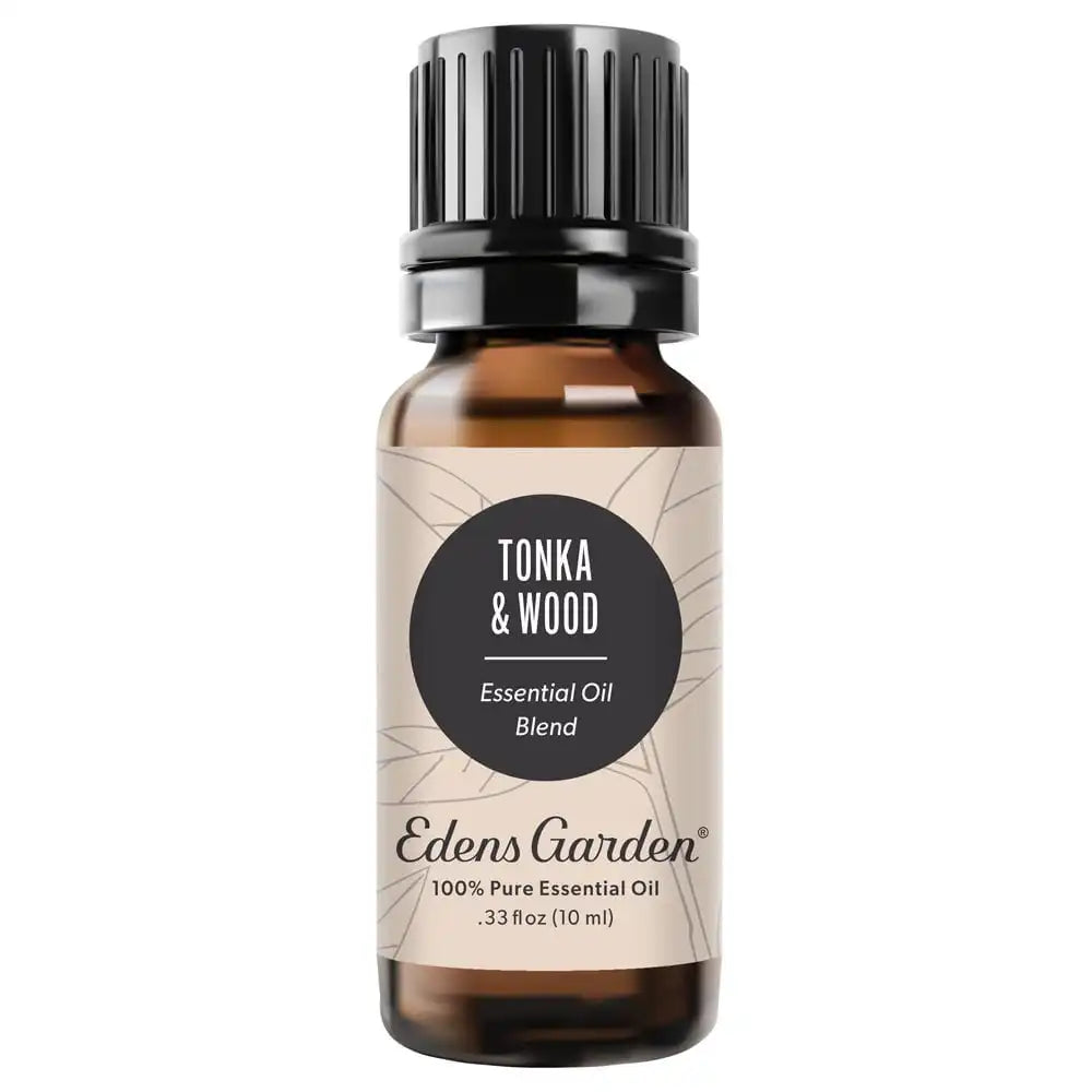Tonka & Wood Essential Oil Blend- An Indulgent and Relaxing Aroma With Sweet Notes of Rich Wood and Creamy Tonka