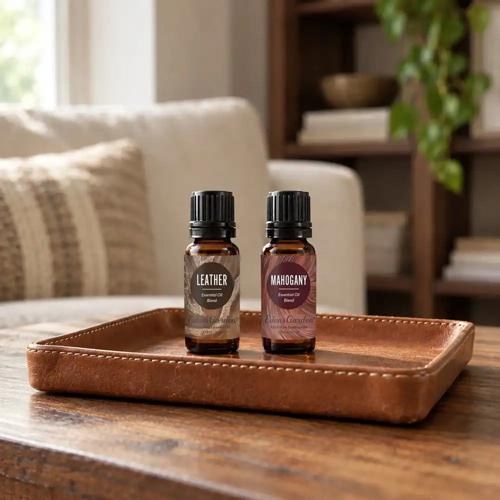 In Nature Leather Essential Oil Blend- Inspired by Leather's natural aroma, expertly blended using 100% pure essential oils