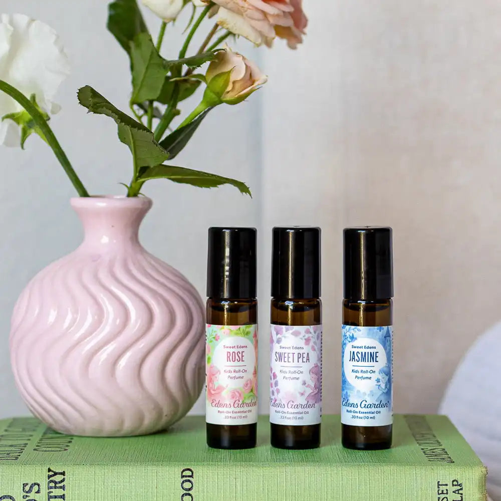 Sweet Edens Rose | Kids Roll-On Perfume Made with Rose from the In Bloom Collection