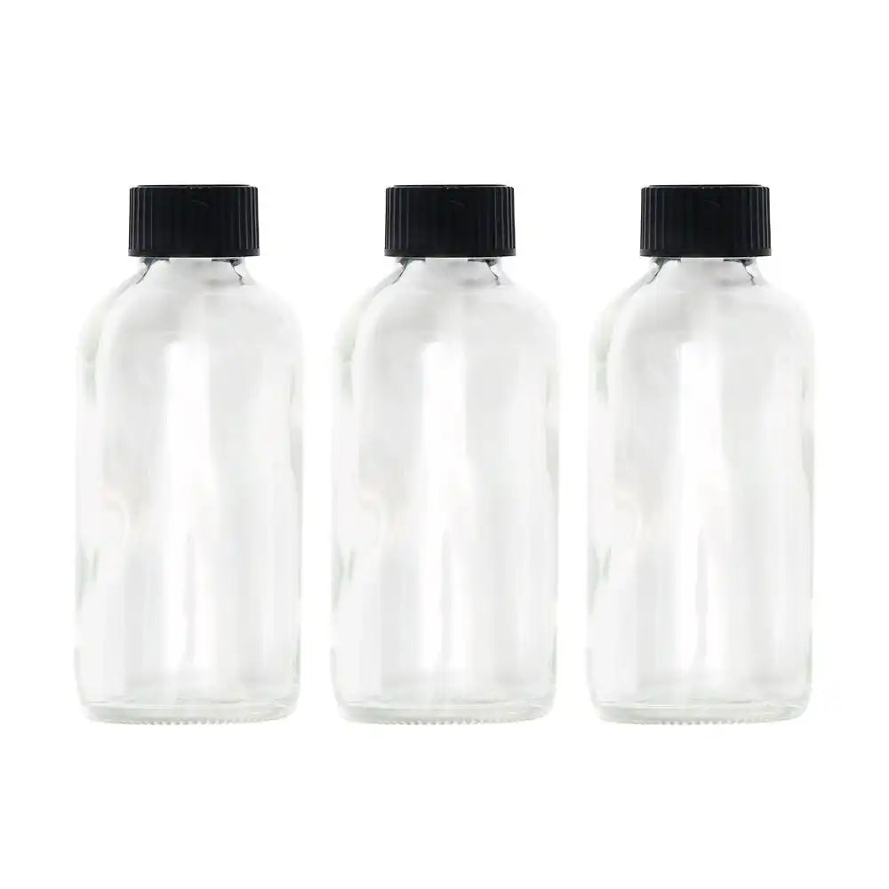 Clear Glass Bottles- 4 oz