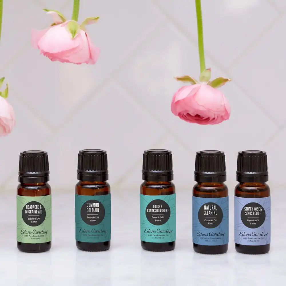 Common Cold Aid Essential Oil Blend- To Soothe Flu Symptoms, Increase Comfort & Feel Better