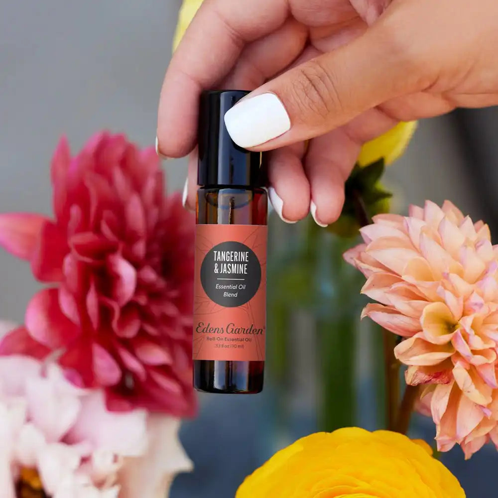 Tangerine & Jasmine Essential Oil Roll-On- Rich, Luxurious & Floral