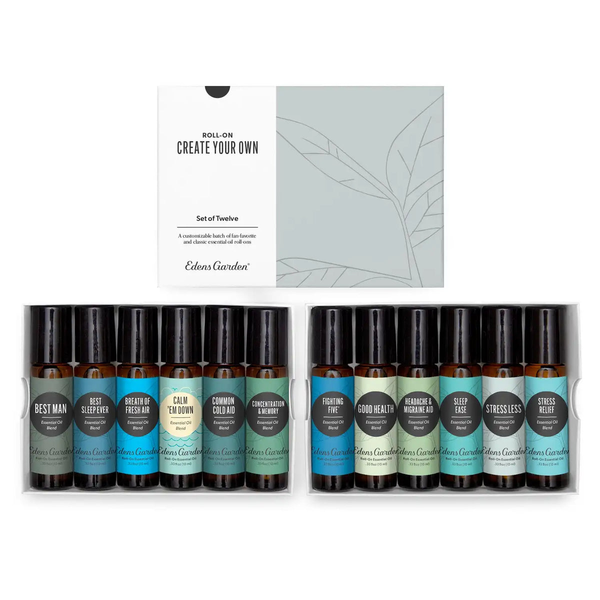 Create Your Own Roll-On Essential Oil 12 Set