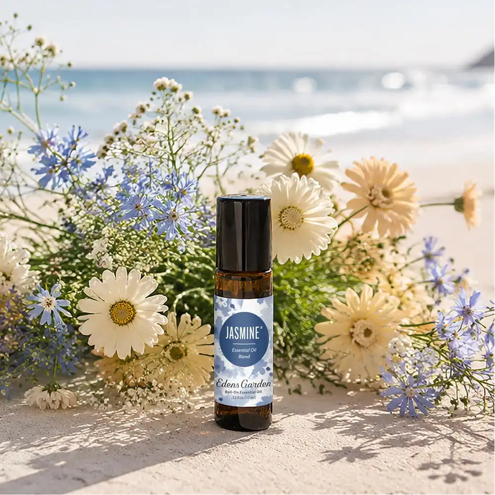In Bloom Jasmine Essential Oil Roll-On — Inspired by Jasmine's floral aroma, expertly blended with 100% pure essential oils