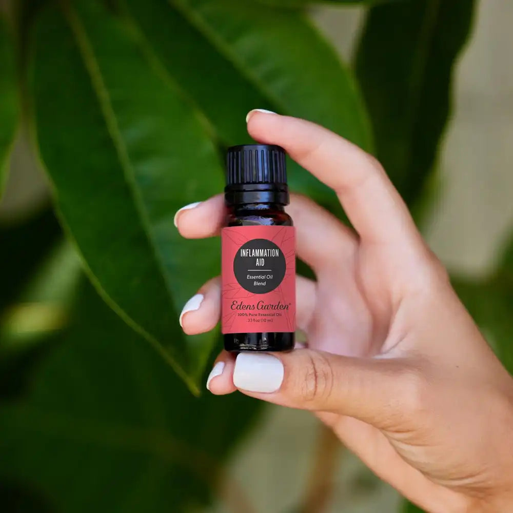 Inflammation Aid Essential Oil Blend- With Turmeric & Ginger for Swelling, Arthritis & Joint Pain